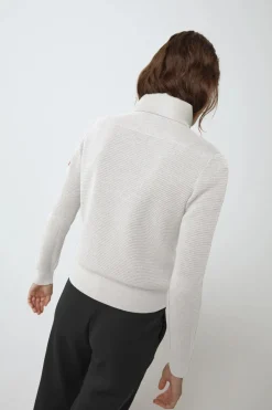 Canada Goose Naisten Kevytuntuvatakki, HYBRIDGE KNIT JACKET Luonnonvalkoinen