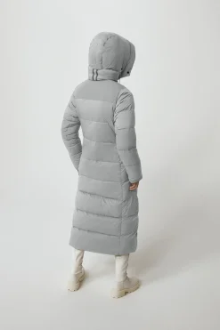 Canada Goose Naisten Untuvatakki, Alliston Parka Vaaleanharmaa