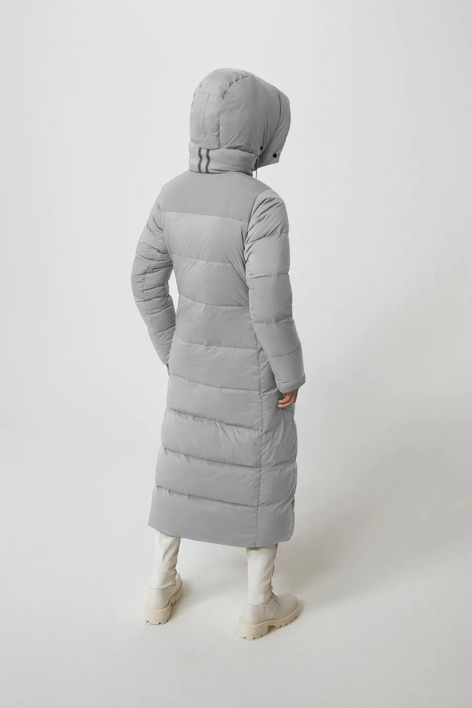 Canada Goose Naisten Untuvatakki, Alliston Parka Vaaleanharmaa