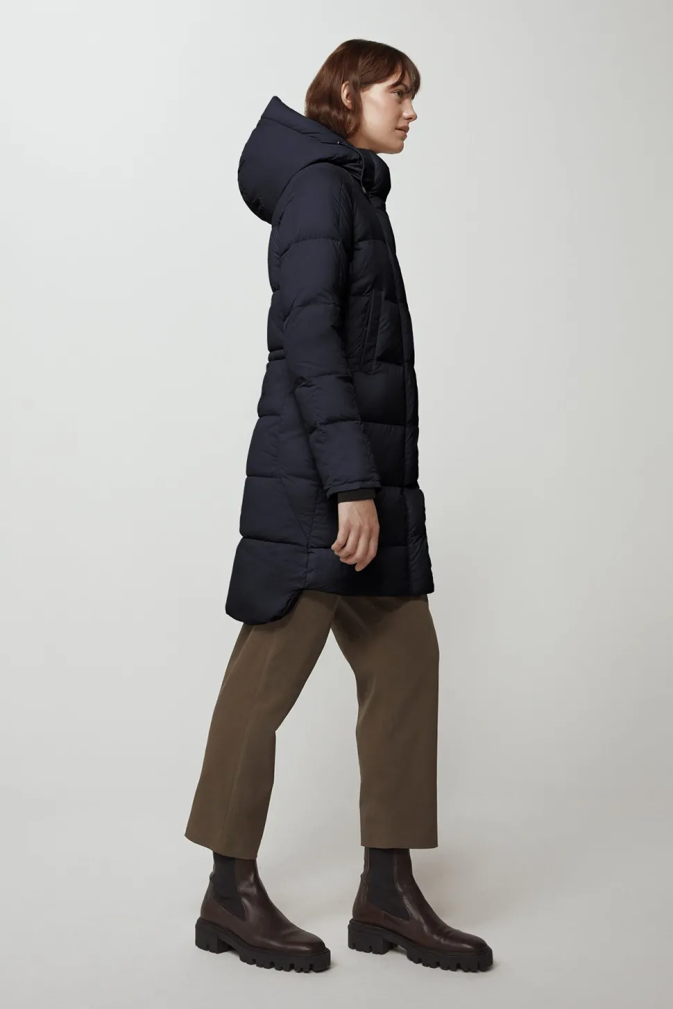 Canada Goose Naisten Untuvatakki, ALLISTON COAT Tummansininen