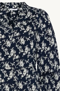 Claire naisten mekko, DAGMARA DRESS Sininen Kuosi