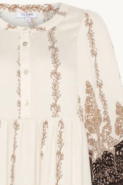 Claire naisten mekko, DARA DRESS Musta Kuosi