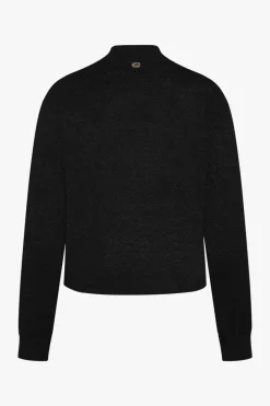 Claire naisten neuletakki Celine Cardigan Lurex, musta