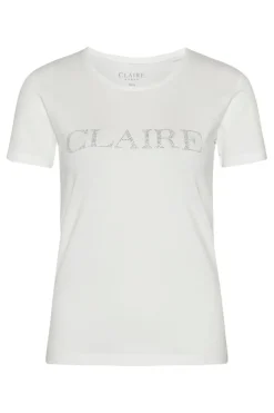 Claire, Naisten T-Paita, Allison Logo T-Paita Valkoinen