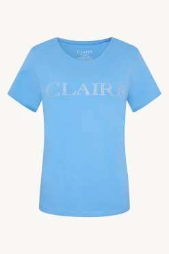 Claire, Naisten T-Paita, Allison Logo T-Paita Sininen