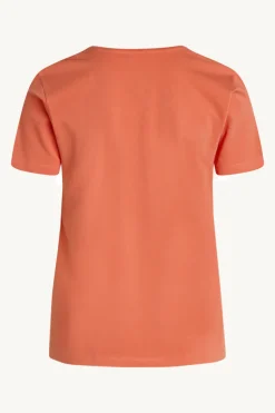 Claire, Naisten T-Paita, Allison Logo T-Paita Oranssi