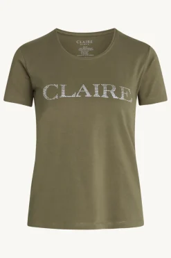 Claire, Naisten T-Paita, Allison Logo T-Paita Tummanvihreä