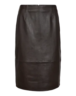 Copenhagen Muse naisten hame BARON SKIRT, tummanruskea