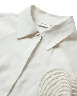 Copenhagen muse naisten paitapusero, MOLLY SHIRT Valkoinen