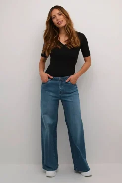 Culture Naisten Farkut, AMI JEANS Indigo