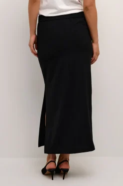 Culture Naisten Hame, ARIANE LONG SKIRT Musta