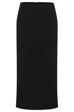 Culture Naisten Hame, ARIANE LONG SKIRT Musta
