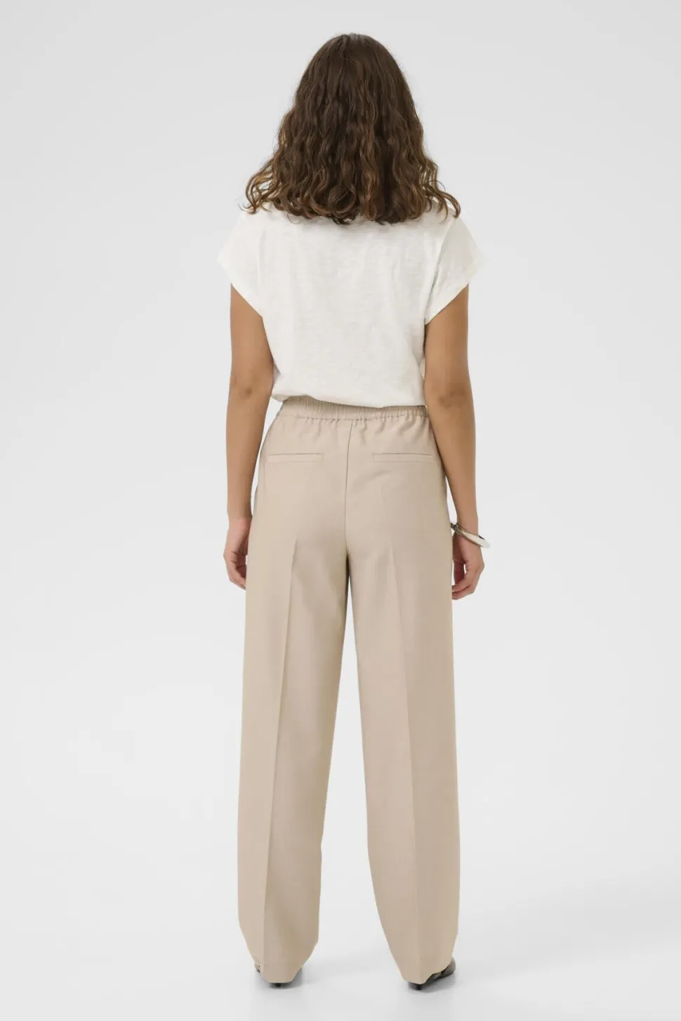 Culture naisten housut CUcollina Pants, Dune Melange