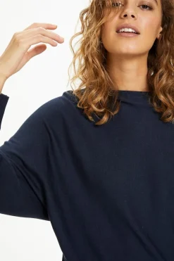Culture Naisten Neule, Annemarie Batwing Jumper Tummansininen