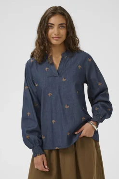 Culture naisten pusero Cufilipa Michelle Blouse, Rinse Wash