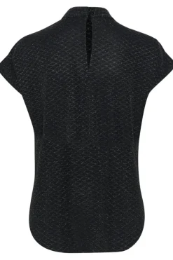Culture naisten toppi, CUTAZ CAPSLEEVE Black/Silver