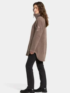 Didriksons naisten fleece, UMI WNS FZ 3 Ruskeanharmaa