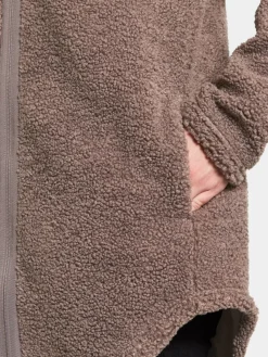Didriksons naisten fleece, UMI WNS FZ 3 Ruskeanharmaa