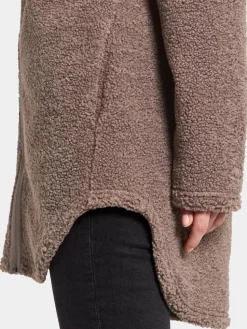Didriksons naisten fleece, UMI WNS FZ 3 Ruskeanharmaa