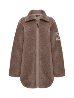 Didriksons naisten fleece, UMI WNS FZ 3 Ruskeanharmaa