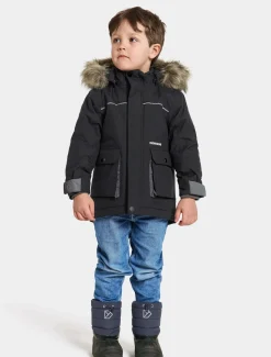 Didriksons parkatakki, KURE KIDS PARKA 6 Musta