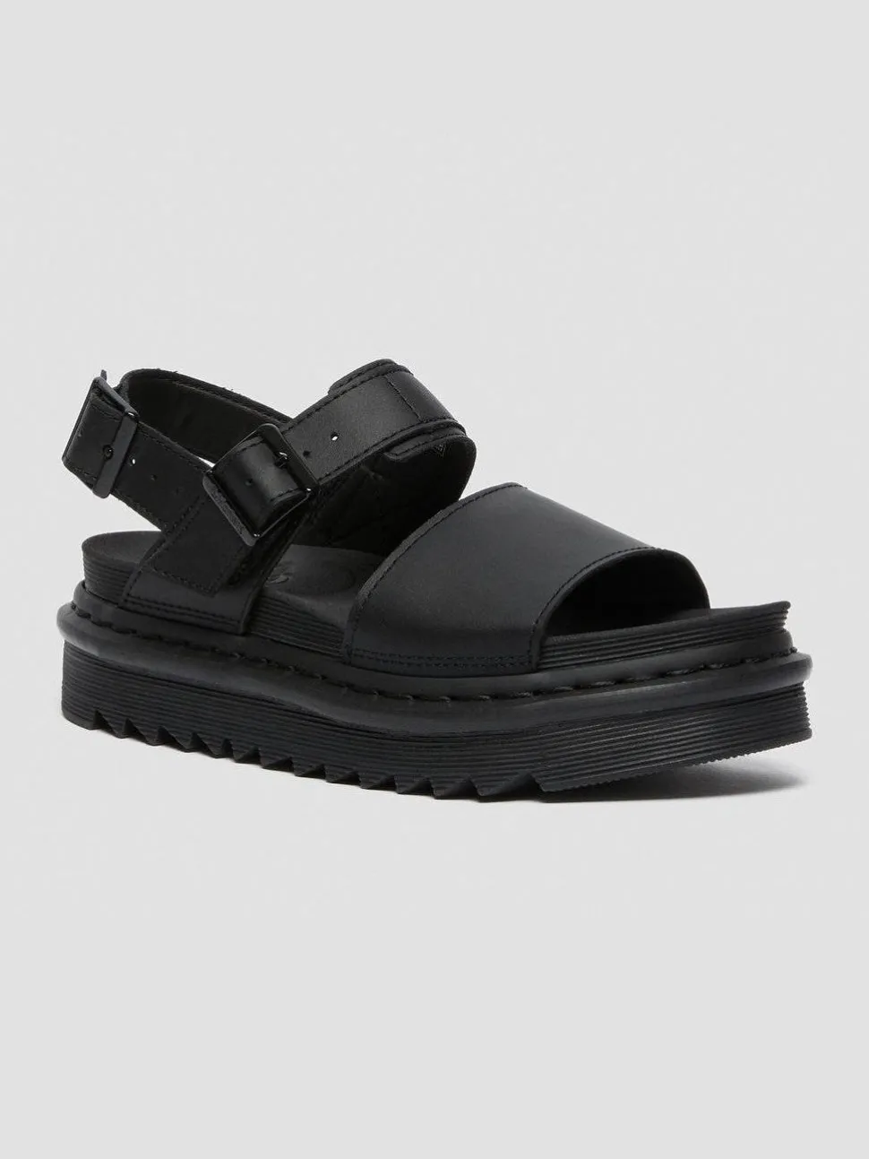 Dr. Martens Nahkahihnasandaalit VOSS SANDAL Musta