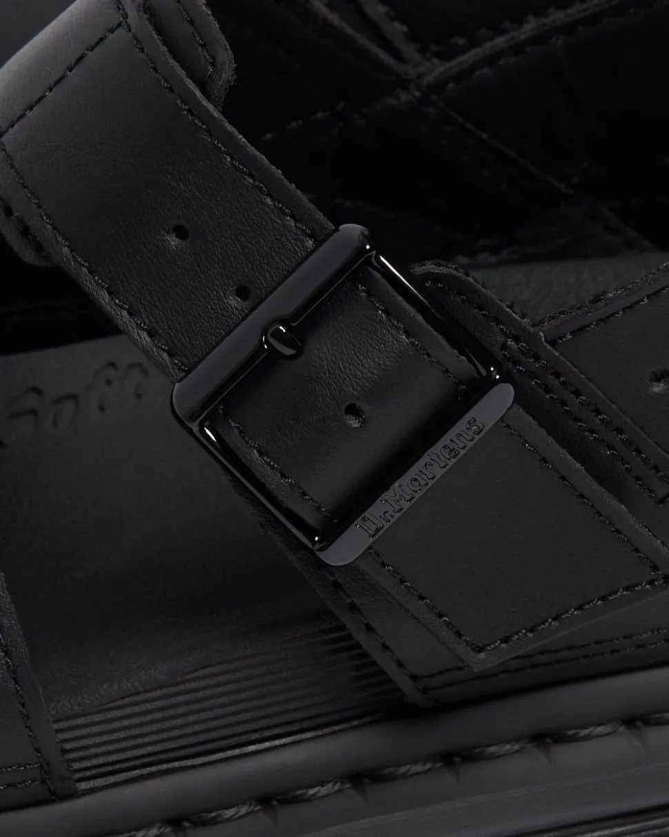 Dr. Martens Nahkahihnasandaalit VOSS SANDAL Musta