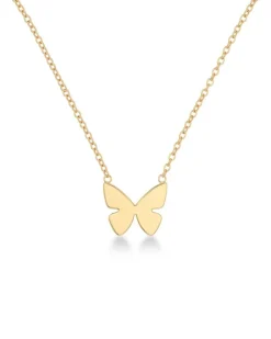 Edblad kaulakoru Papillon Necklace Gold, Gold pleated