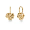 Edblad korvakorut Gerana Hoops, Gold pleated
