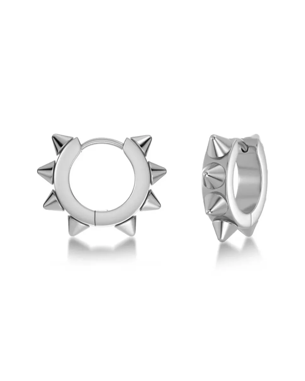 Edblad korvakorut Peak Hoops Icon M Steel, Stainless steel
