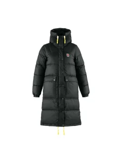 Fjällräven Naisten Untuvatakki, Expedition Long Down Parka Musta