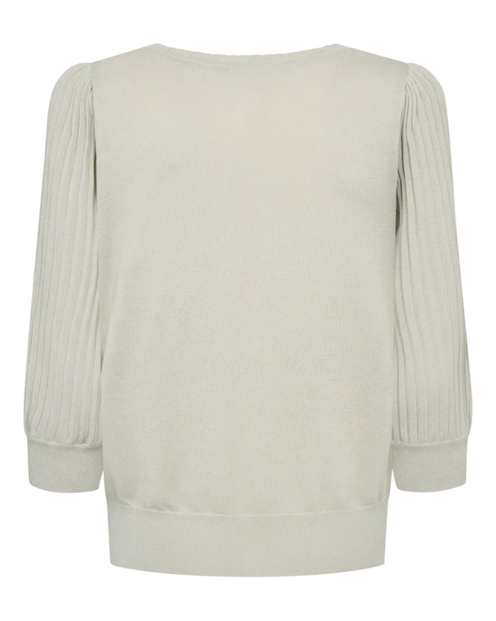 Freequent Glitta Pullover, Beige