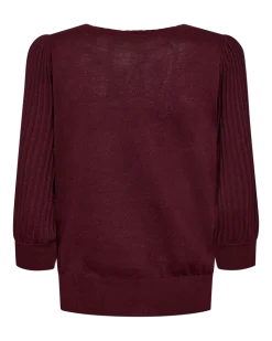 Freequent Glitta Pullover, Viininpunainen