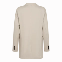 Freequent Naisten Bleiseri Nanni ja Fashion Strukture Vaalea Beige