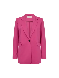 Freequent Naisten Bleiseri Nanni ja Fashion Strukture Pinkki