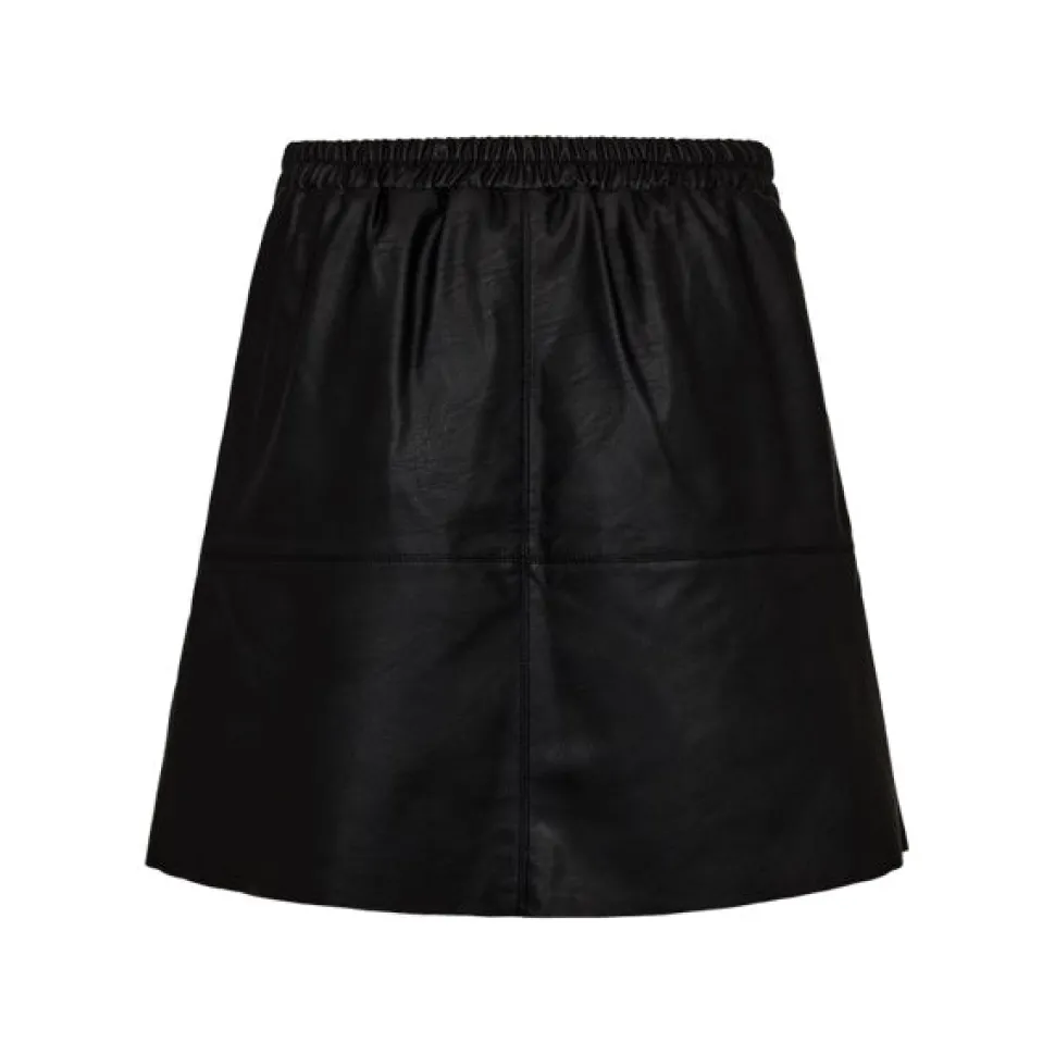 Freequent naisten hame, HARLEY SKIRT Musta