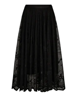 Freequent naisten hame LALLY SKIRT, musta