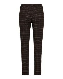 Freequent naisten housut, REX PANT Beige Ruutu