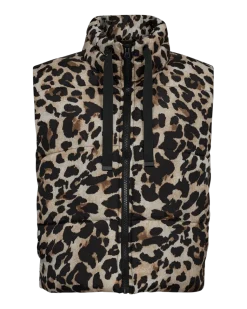 Freequent naisten liivi, JOYCO WAISTCOAT Ruskea Kuosi