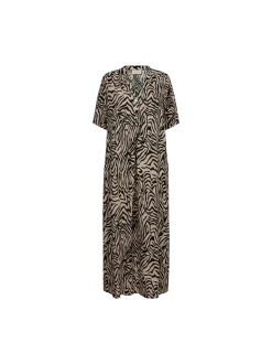 Freequent naisten mekko, LARIN DRESS Ruskea Kuosi