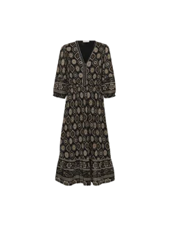 Freequent naisten mekko, NOMES DRESS Beige Kuosi