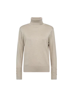 Freequent Naisten Neule, KATIE PULLOVER ROLLNECK Beige