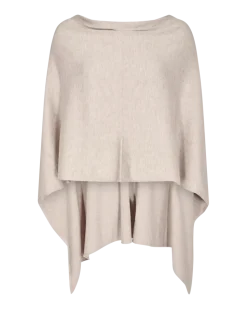Freequent Naisten Neuleponcho, Claudisse S Cape Beige