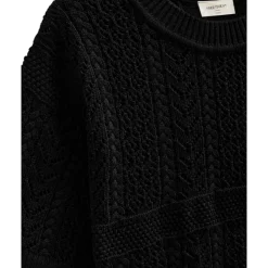 Freequent naisten neulepusero Arwen Pullover, musta