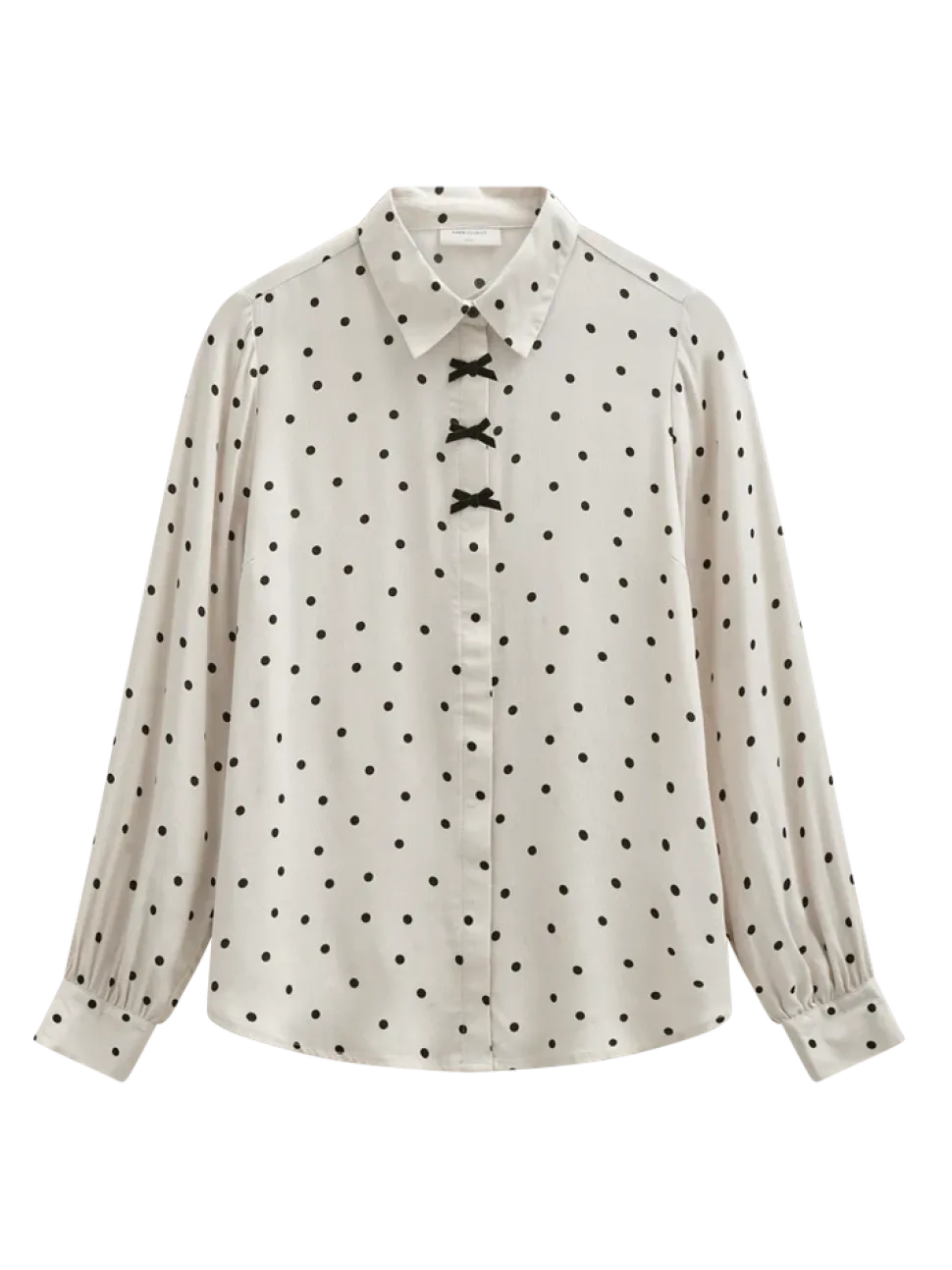 Freequent naisten paitapuserot Lovy Shirt, kuosillinen beige