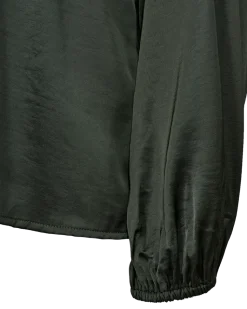 Freequent naisten pusero DOVE BLOUSE, tummanvihreä