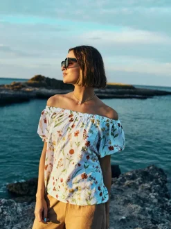 Freequent naisten pusero, MELE BLOUSE Monivärinen Kuosi