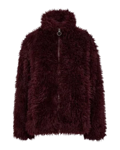 Freequent naisten takki FINE JACKET, viininpunainen