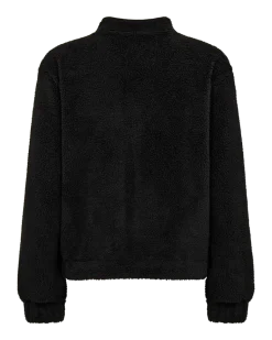 Freequent naisten takki K-TEDDY JACKET, musta