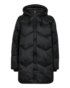 Freequent Naisten Talvitakki, K-SHORTY L-JACKET Musta